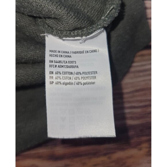 American Eagle Outfitters Olive Green Crewneck Sweatshirt XS - Picture 5 of 7